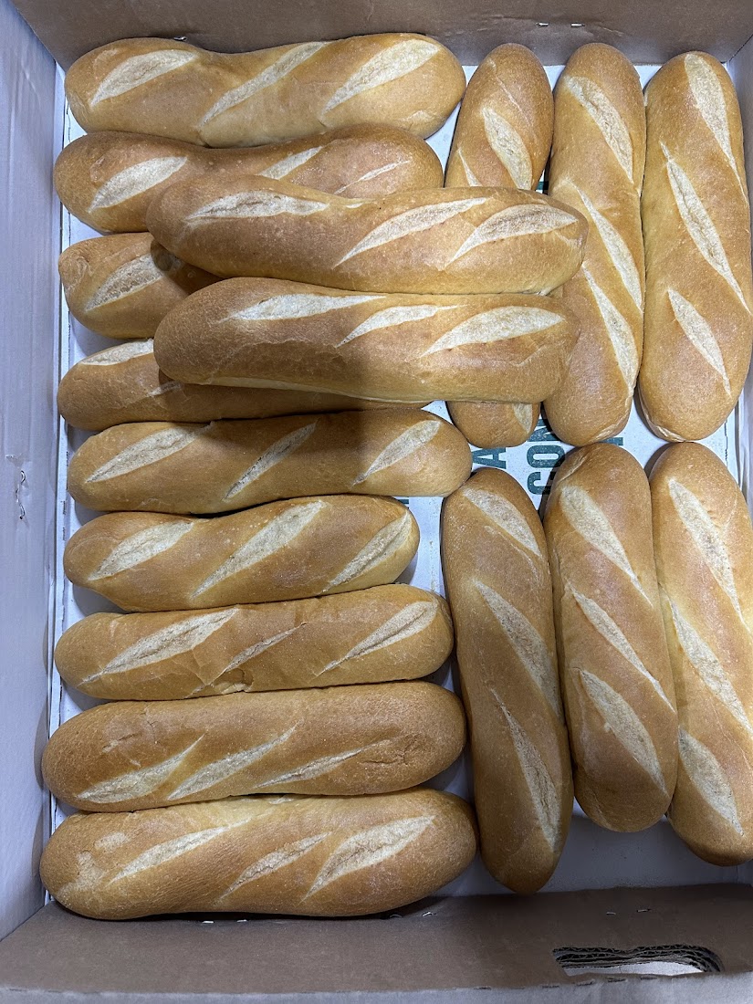 Golden Capri hoagie rolls fresh from the bakery